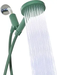 Sproos - Handheld Shower , High , 3 Spray Functions Plus Pause, Extra Long 70 Inch Hose -  Materials - Easy DIY Installation - High  Performance - Green