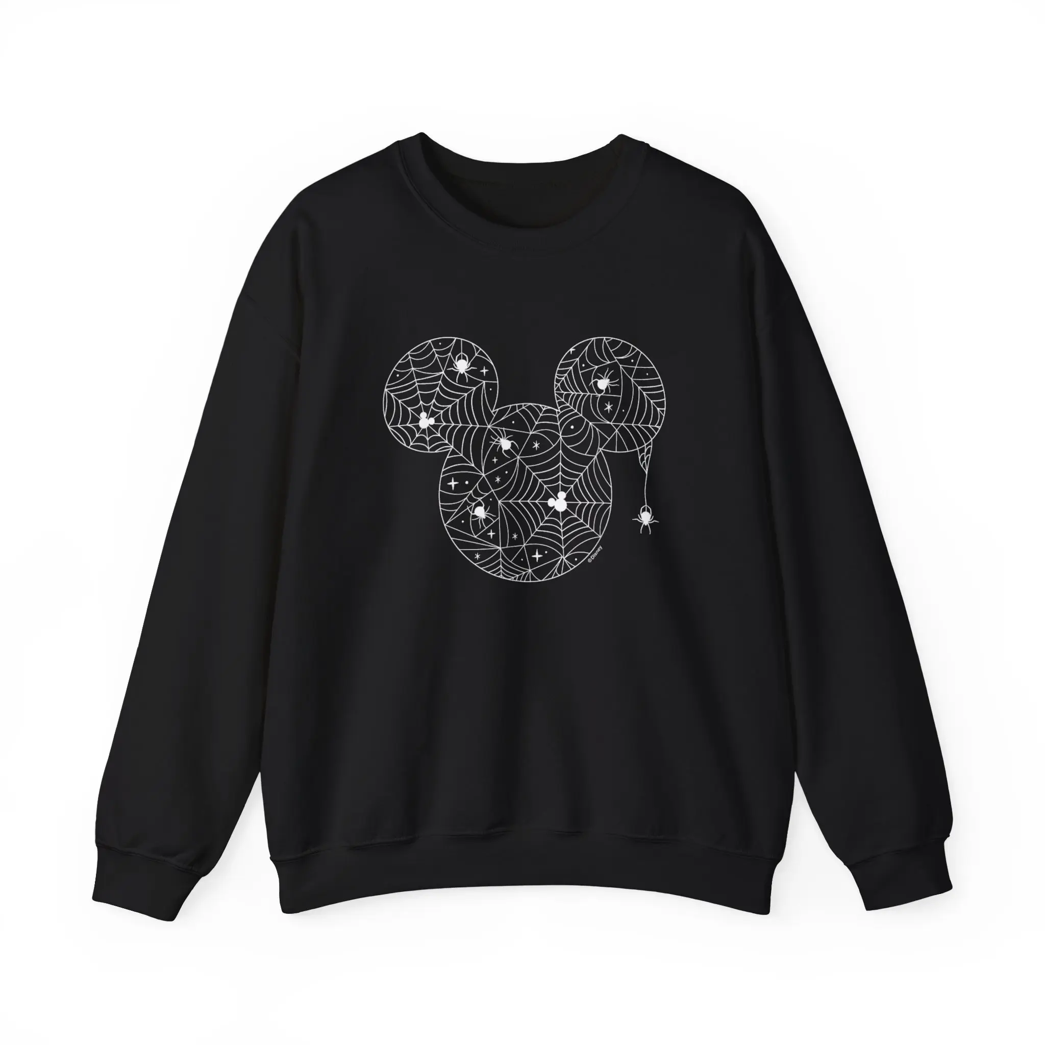 Spooky Mickey Spider Web Ears Sweatshirt – Stay Cozy and Festive This Halloween! 🎃🕷️ Grab Yours Before They're Gone!