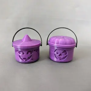 Purple Mini Halloween Buckets McDonalds Vintage Retro 3D Print