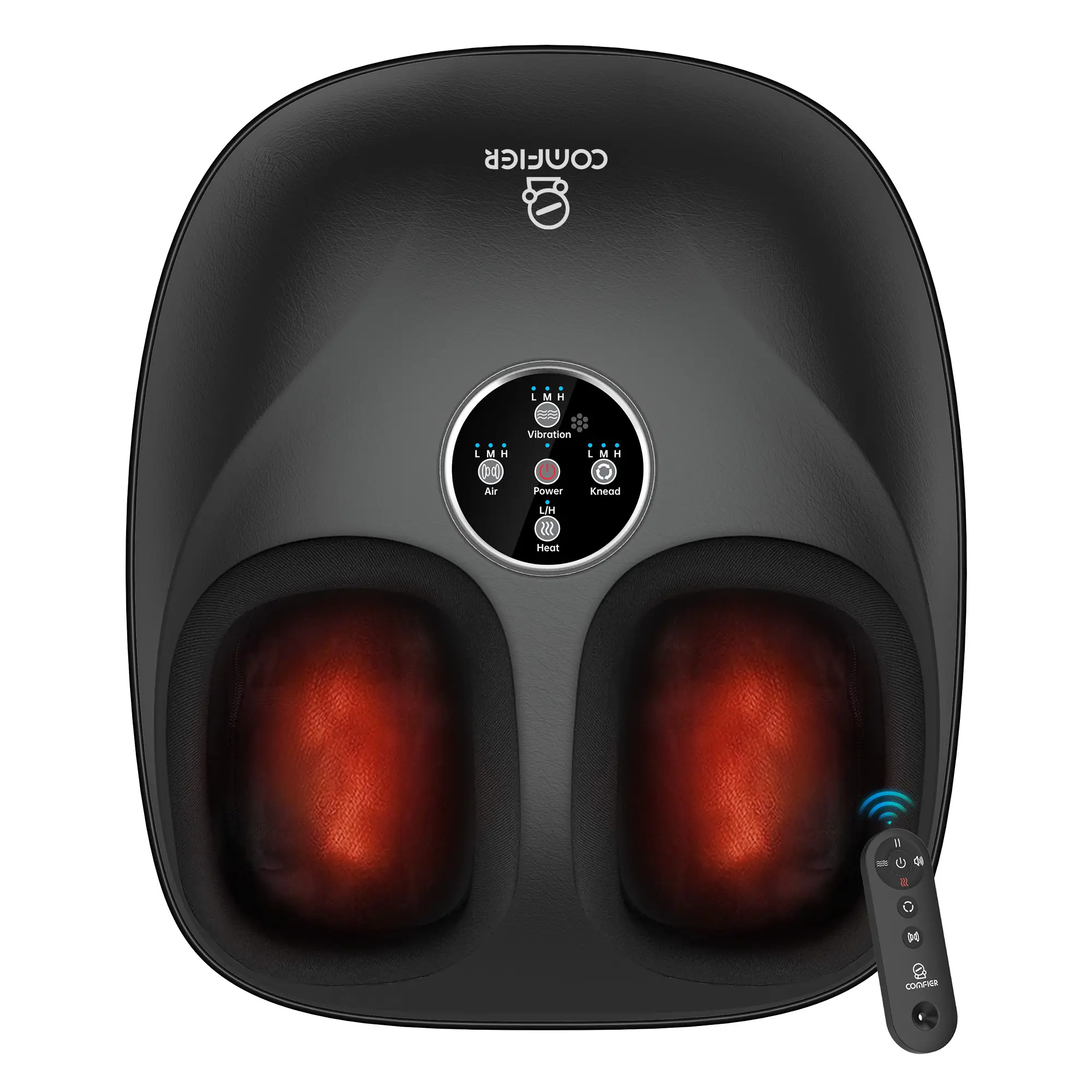 COMFIER 2026 Upgraded Shiatsu Foot Massager Machine with Remote, Deep Kneading Feet Massager with Heat, Relax for Home Office Handy Relaxing Gift
