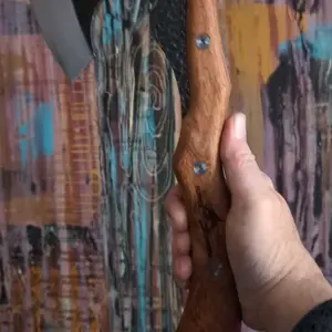 Purple Dragon Axe with Sheath - Axe for Outdoor & Garden Work with Full Tang Wood Handle, Men's Gift