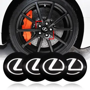 Lexus Wheel HUB Center Cap Decoration Patch, Car Emblem Sticker, Lexus Modification Accessories, Automotive Exterior Decorations, Car Decals