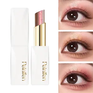 3 Shades Gradient Eyeshadow Stick Highlight Transition Outline Vivid 3D Long Lasting Easy To Blend