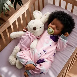 BABESIDE Lifelike Reborn Baby Dolls 17Inch Real Life Baby Dolls with Toy Accessories for Kids Age 3+ Perfect Gifts for Mother's Day Valentine's Day Children's Day & Christmas