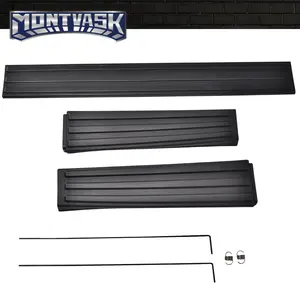 CROSSDESIGN Flexible Flex Step Tailgate Molding Trim Cover Rear Fit For 09-14 Ford F150