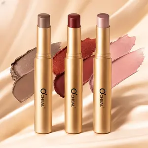 2026 3-Color Integrated Eyeshadow Stick - Easy Trimming, Eye Contour Shaping Makeup Accessory, Cosmetic Tool
