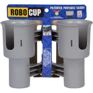 RoboCup Gray Clamp-On Cup Holder