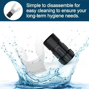 Portable Lung Breathing Exerciser - Home Training Equipment Adjustable Resistance Respiratory Trainer for Fitness and Rehabilitation