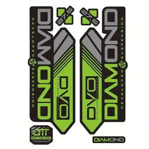 DVO Diamond Mountain Bike Fork Rod Decorative Car Stickers - Waterproof Vinyl Stickers with a strong "DVO" design