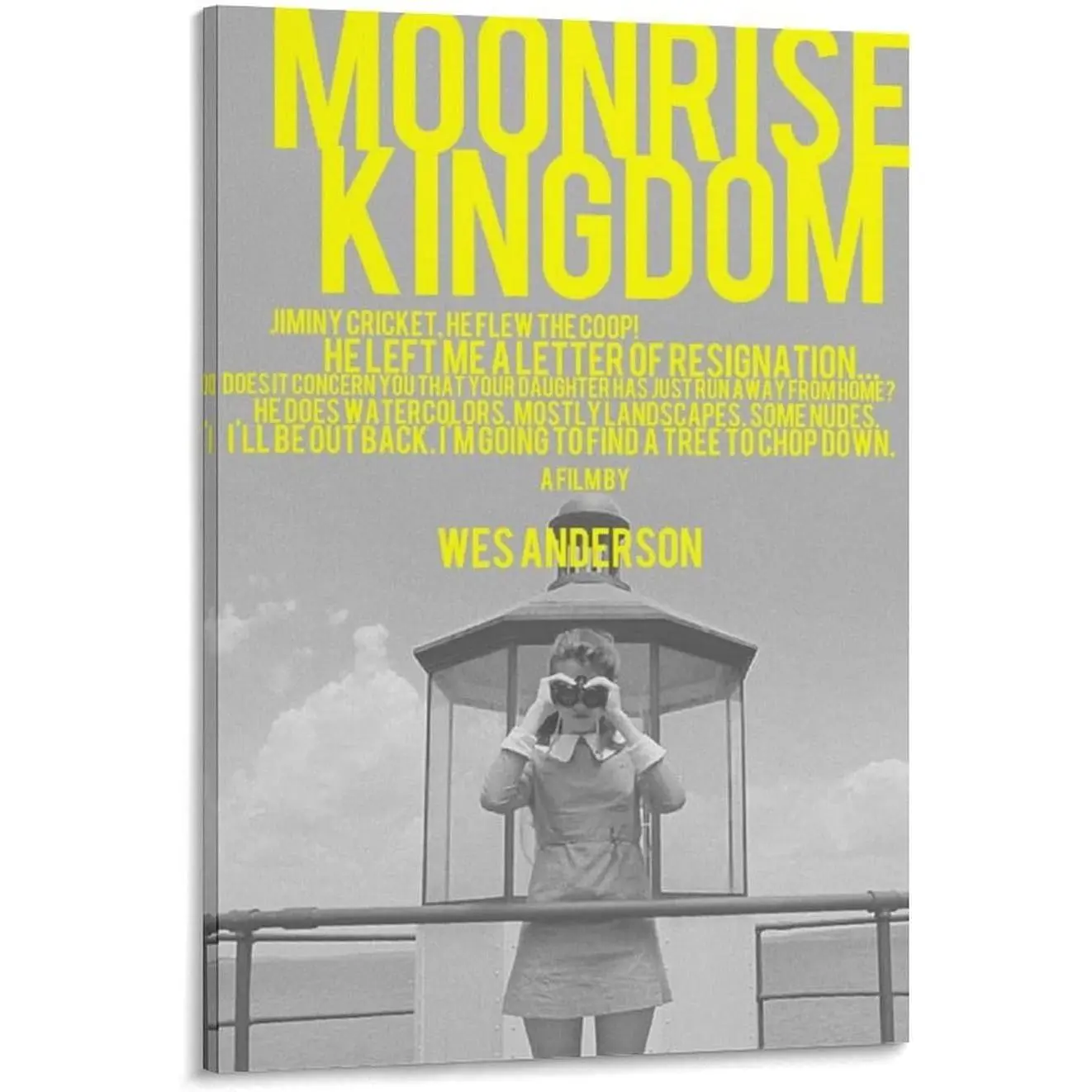 Moonrise Kingdom Canvas Poster - Quirky Wes Anderson Aesthetic, Whimsical Wall Art Decor (7) Canvas Wall Art Poster Decorative Bedroom Modern Home Print Picture Artworks Posters