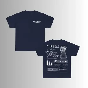 Artemis II 2026 Rocket Launch Cotton Unisex T-Shirt (Sweatshirt, Hoodie)