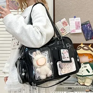 Large Capacity Concert Shoulder Bag, Dual-Use Student Crossbody Bag, Holds Cards & Figurines, Ideal for Fans & Daily Use