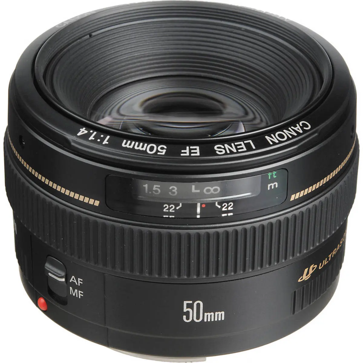 Canon EF 50mm f/1.4 USM Camera Lens - EF Mount, High-Detail Imaging, Super Spectra Coatings, Premium Glass Elements