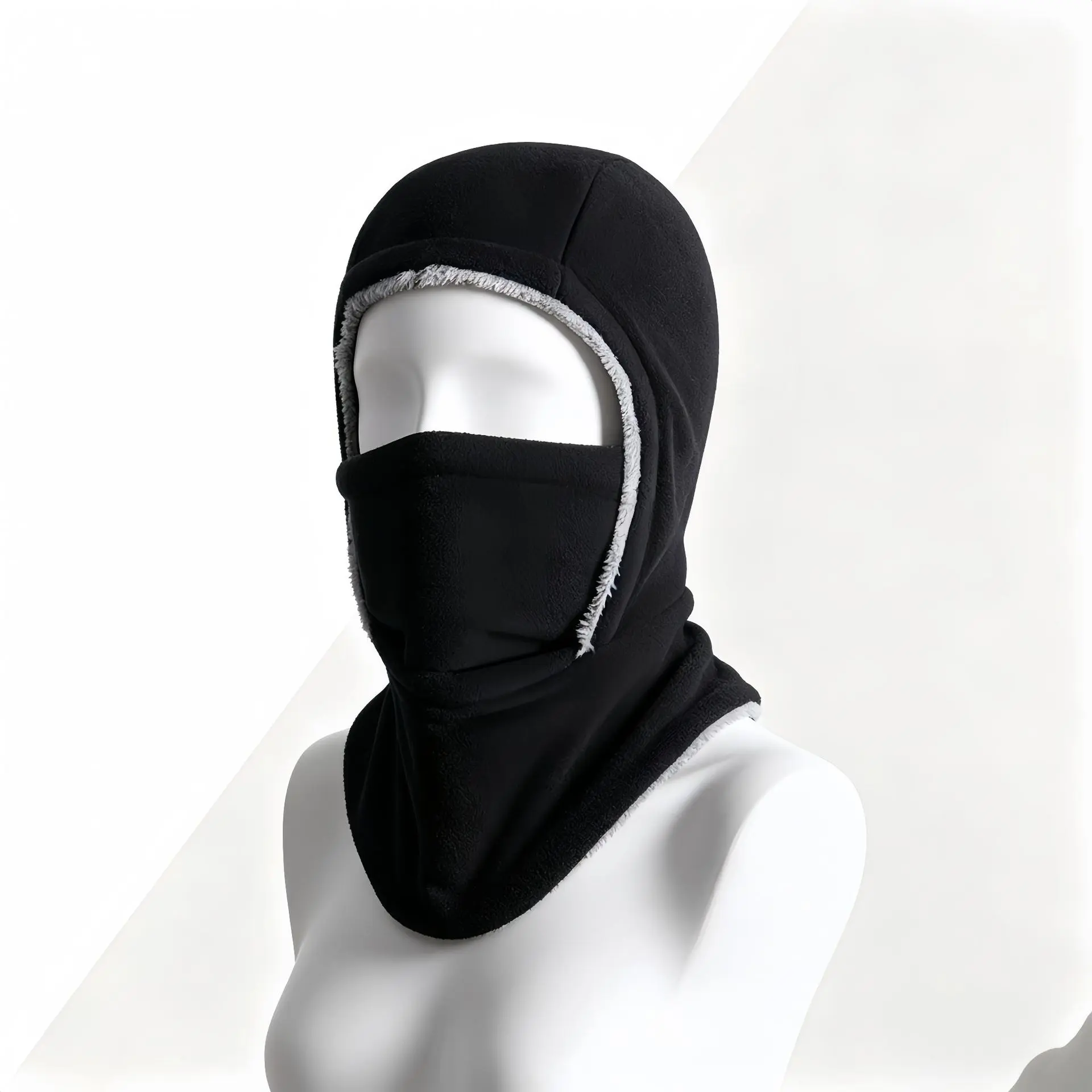 Unisex Fleece Lined Balaclava, Winter Face and Neck Cover, Windproof Heat Insulating Headwear for Outdoor Skiing & Cycling, Outdoor Sports