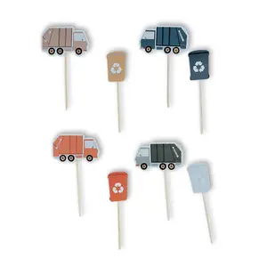Garbage Truck Toppers (8 Count)