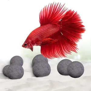 Betta Balls, Water Conditioner with Over 30 Beneficial  for Tropical Fish, Freshwater Fish  pH  Decor, 0.3" Betta Fish  Accessories, 10 count per Pack