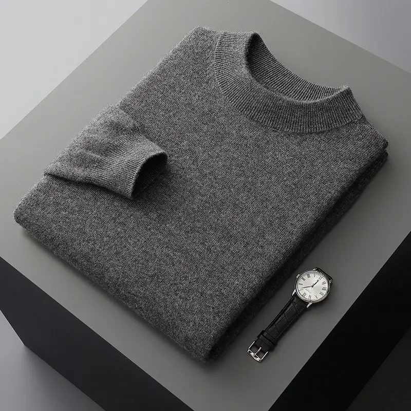 【 First line semi high neck 】 Dark gray