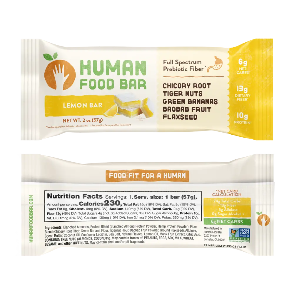 Lemon Bar Nutrition Bar (Box of 12)