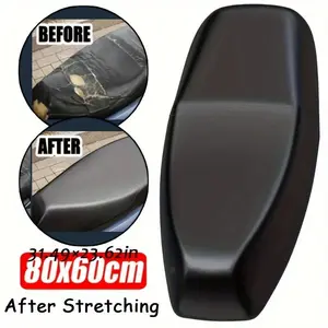 Waterproof, Dustproof, Rainproof, Sunscreen Motorcycle Seat Covers - Faux Leather, Retractable Design for Scooters and Bicycles, Bicycle Seat Covers | Modern Motorcycle Seats | Retractable Materials