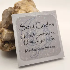 Soul Codes Manifestation Stickers For Self-Help Confidence Self Esteem and Abundance Combined with Quantum Codes to Facilitate a Complete Mind Shift and Help you Create Your Reality