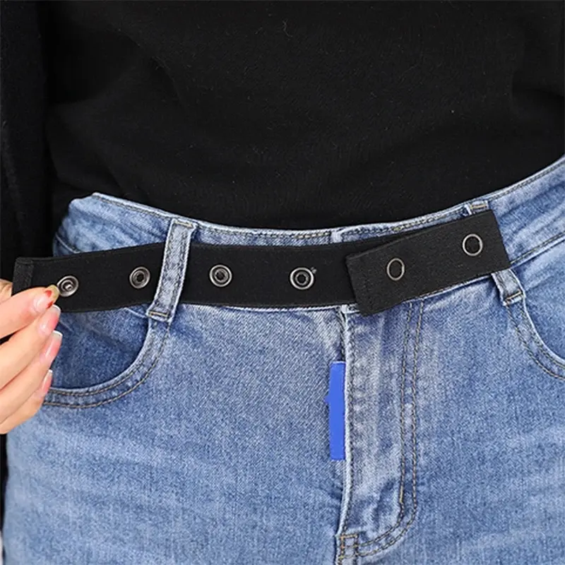 Elastic Waist Extenders Waistline Stretch Waist Belt Jeans Pants Waist Extenders Elastic Adjustable Button Extender, Ideal Choice for Gifts Accessories