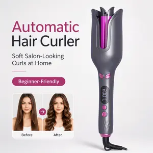 32mm Automatic Curling iron, Ionic Anti-Frizz Technology, 4 Heat Levels for Fast Salon-Quality Hair at Home Curly Hair Tool Hair Styler Hair Styling Irons Smooth