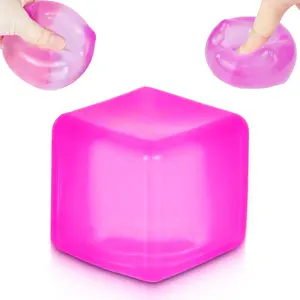 Quiet Squeeze Toy – 1.96in Fidget Toy Calming Stress Relief Toy Fun & Relaxing for Kids and Adults (PURPLE)