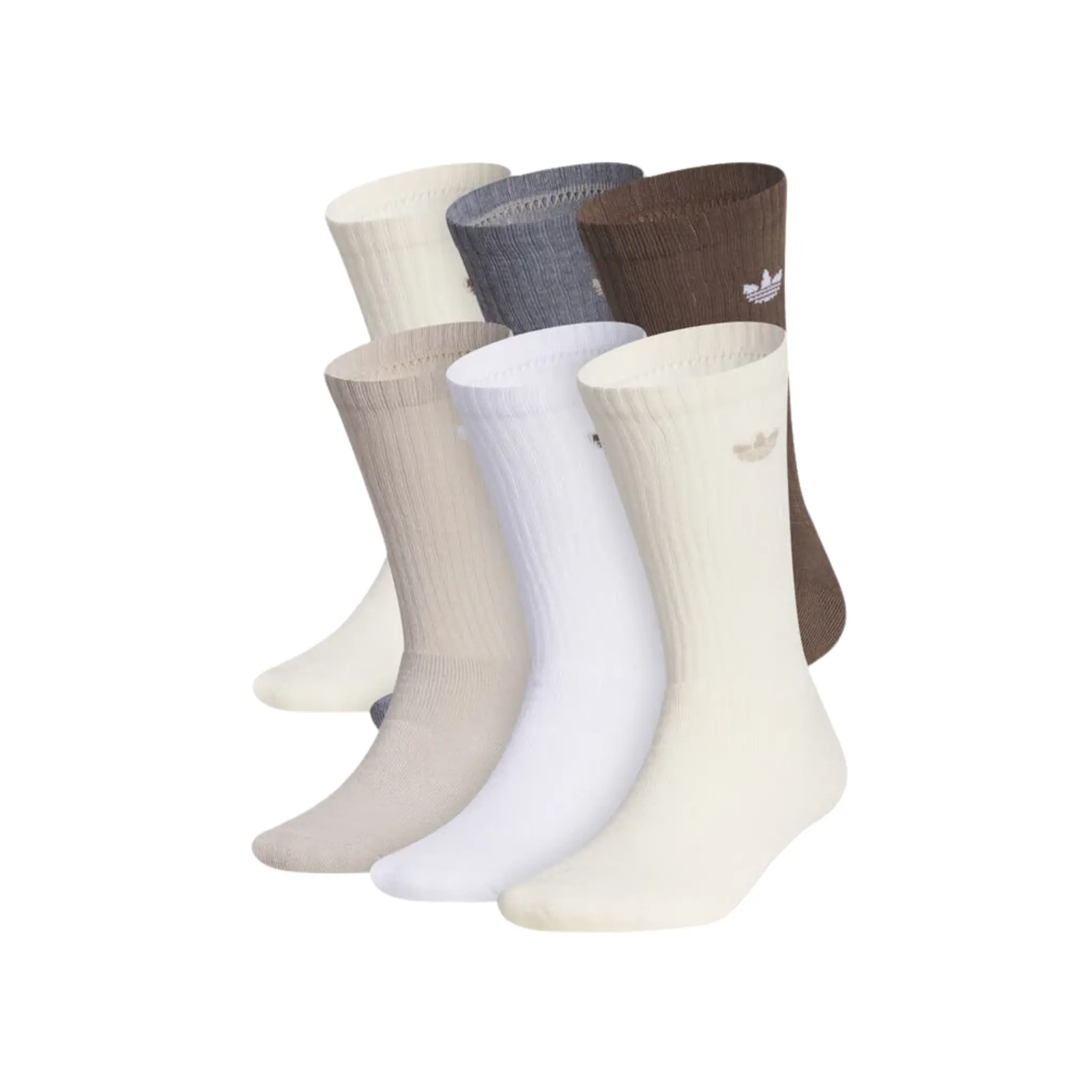 Adidas Originals Trefoil 6PK Crew Socks, KK7935