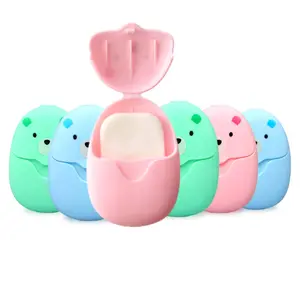 6 Boxes Soap Paper Sheets Portable Disposable Travel Scented Bath Slice Sheet 300 Sheets Body Care Lightweight