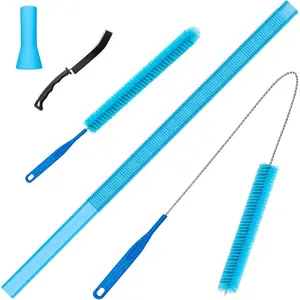 Dryer Vent Cleaner Kit with Flexible Vacuum Hose Attachments - Universal Lint Brush Tool Set for Clothes Dryer Cleaning, Shop Vac Accessories, Lint  Cleaner &  Maintenance Essentials