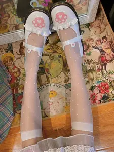 Women's Dot Pattern Knee-High Socks, Knit Sexy Knee-High Socks, Daily Wear, Comfortable and Stylish, Perfect for Everyday Use