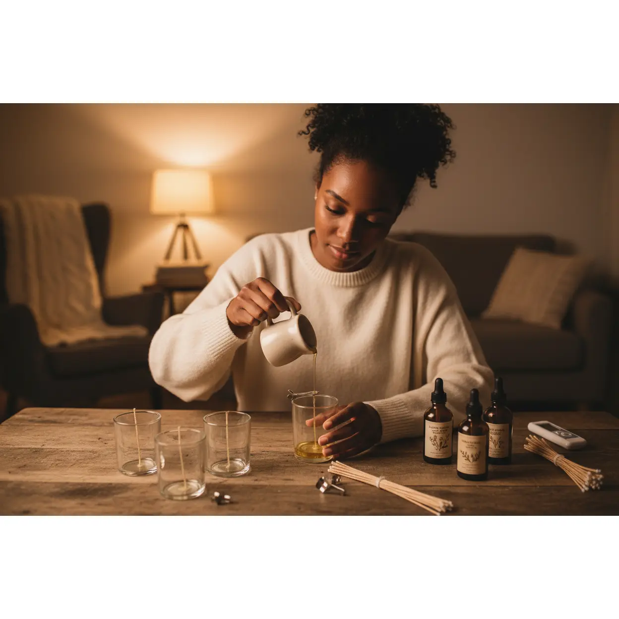 Solo Self-Care Candle Making Kit