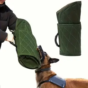 Large Dog Bite Sleeve For Training Fits Pitbull German Shepherd, K9, IPO, Best For Young Dogs Puppy Playing Biting Tugging Toy Interactive Play