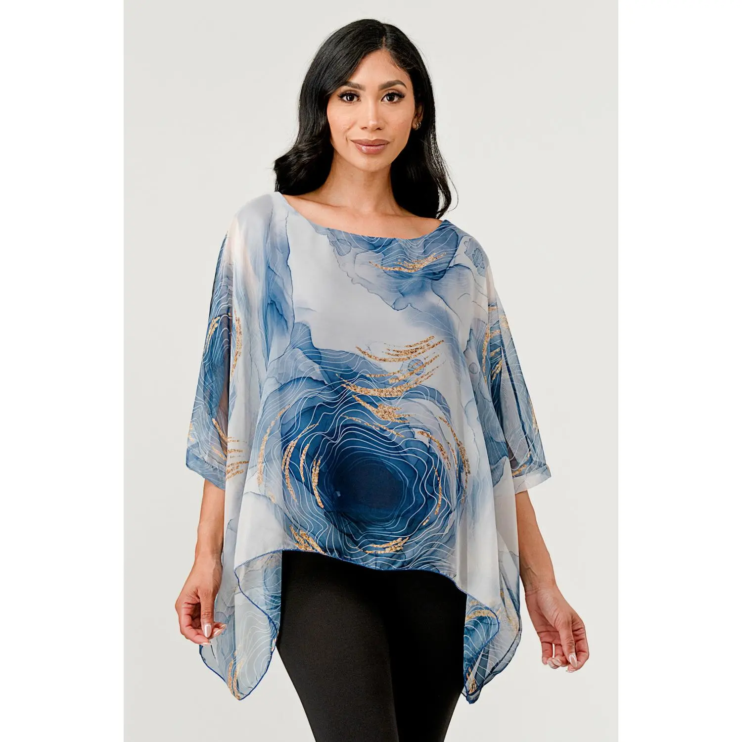 Raw Moda Italian Abstract Fodera Top