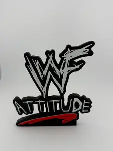 3D Print- WWF Attitude Logo