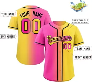 Custom Baseball Jersey Stitched Personalized Baseball Shirts Sports Uniform for Men Women Boy