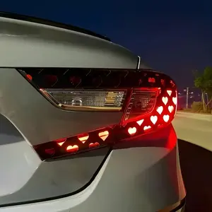 Love Heart Car Light Sticker, Taillight Decal for Cars, Cute Auto Exterior Decor for Girls, Waterproof Vinyl Sticker