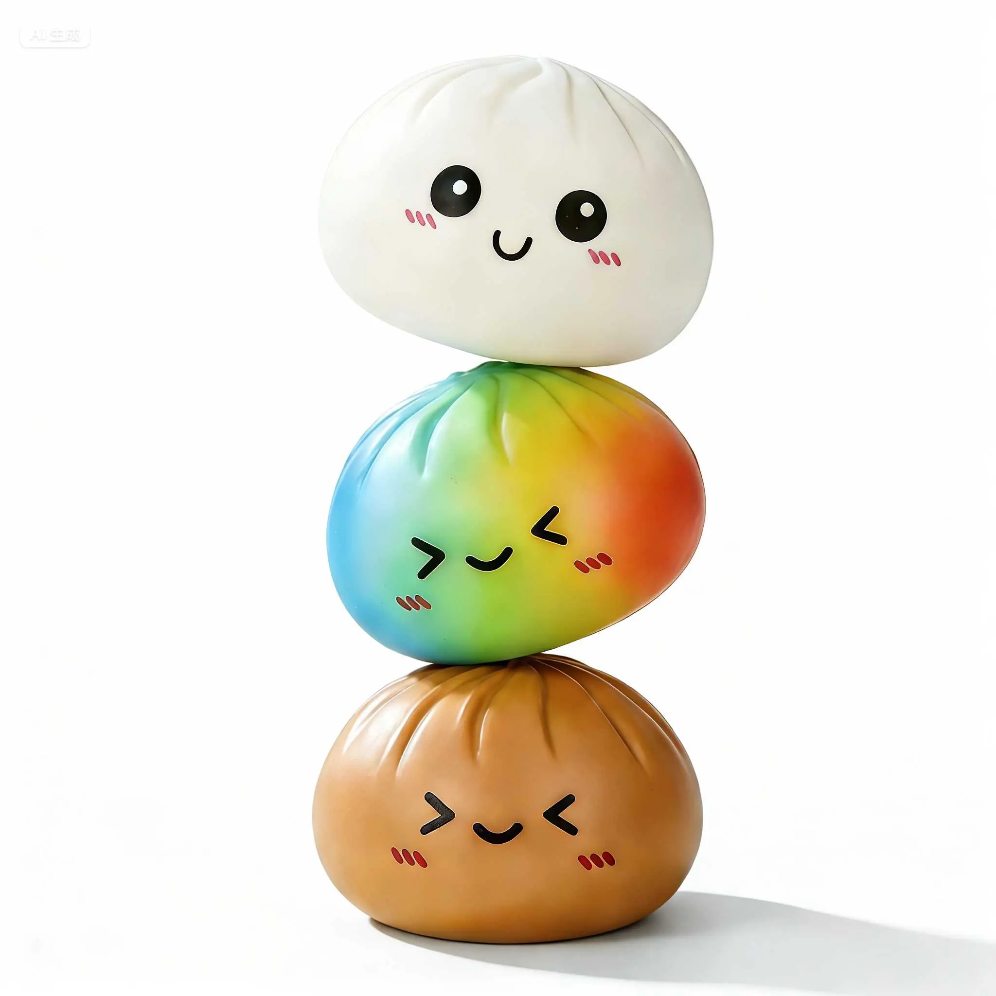 Kawaii Dumpling Squishy Toy with Multi Color Options - Soft Squeeze Stress Relief Sensory Toy for Kids & Adults, Desk Decor Party Favors Birthday Gifts