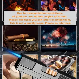 Creative Windproof Lighter (Butane-Free) With Storage Box, Adjustable Flame Mode, Suitable For Outdoor Activities. A Multi-Functional Tool, A Must-Have Lighter For Men, And Also A Great Gift For Boyfriends And Fathers.