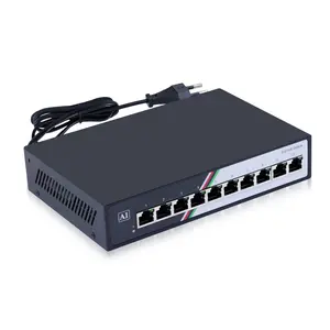 Standard POE power supply switch, standard 100Mbps splitter, dedicated for AI intelligent monitoring