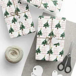 Christmas Wrapping Papers, Santa Claus Gift Wrap, Holiday Present Packaging, North Pole Themed Christmas Paper Roll, Festive Xmas Supplies