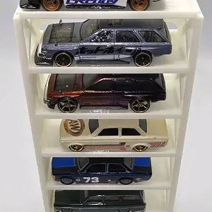 MTR Car Display Rack for Collectible Diecast Models - 5-Tier Storage Solution for Toy Cars and Miniatures