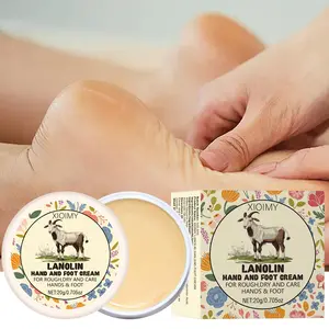 Lanolin Hand and Foot Cream, Hydrating Deep Moisturizing Hand Cream, Nourishing Hand Cream for Dry Cracked Skin, Hand Care Product for Women & Men, Moisturizing Foot Lotion, Moisturizer, Moisture