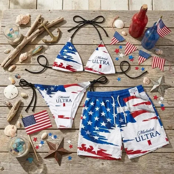 [MADE TO ORDER] Camo Matching Couple Swimsuits Set, BF and GF Matching Swimsuits, Camo Bikini Set for Women, Matching Camo Swimwear Set for Couples, Couple Trendy Camo Bikini And Short, Summer Beach Vacation Outfit