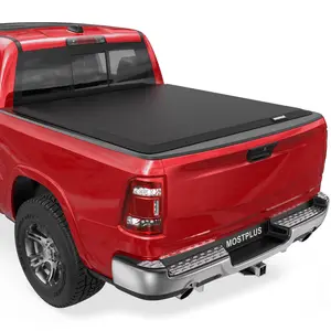 For 2002-2026 Ram 1500 2500 3500 Truck Bed Roll-Up Soft Tonneau Cover