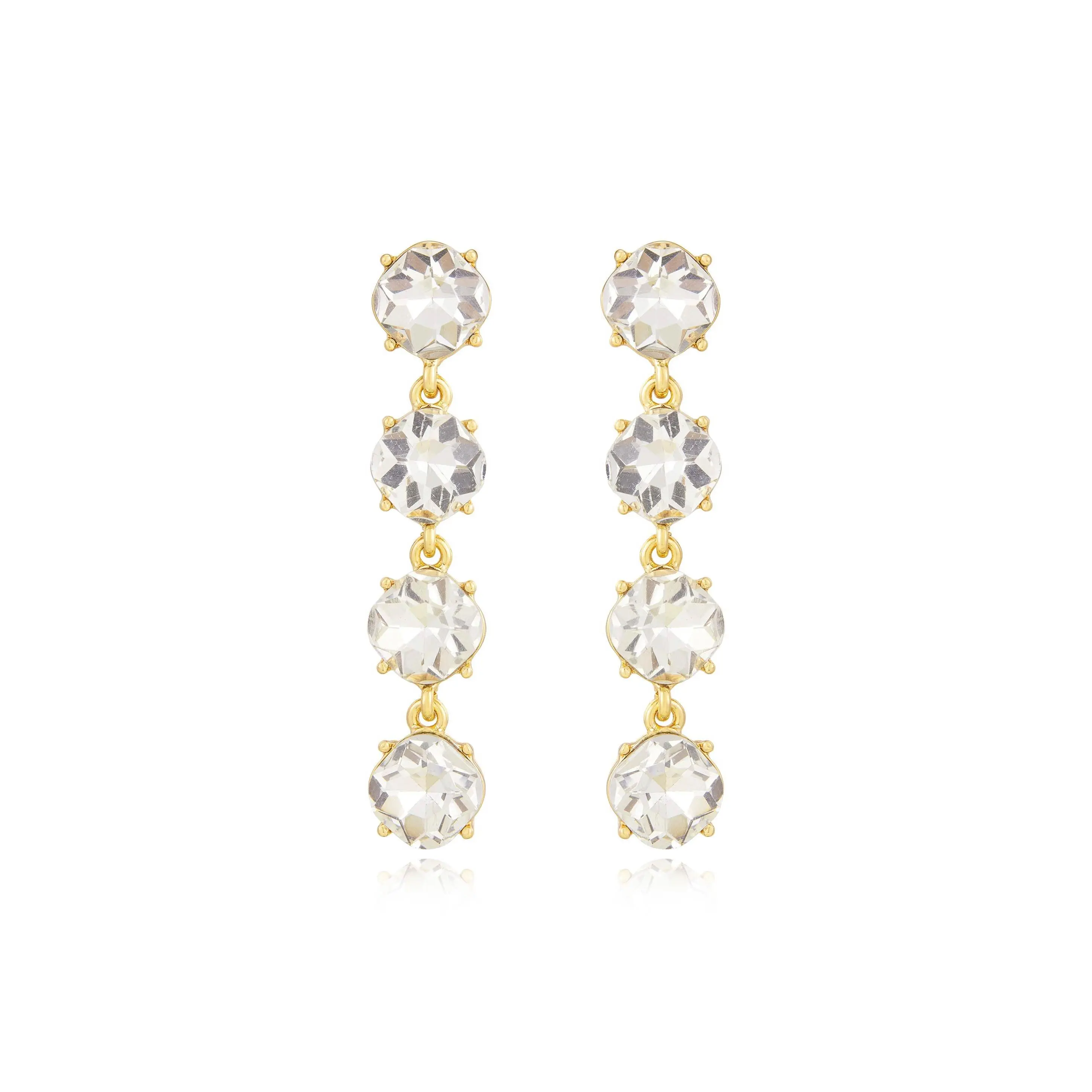 Ettika Four the Money Earrings - Stylish Design for Everyday Wear
