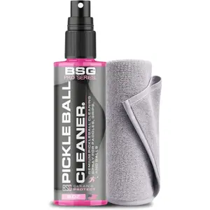 Pickleball Paddle Cleaner Grip & Paddle Reset Spray, Erase Dirt & Grime, Improve Accuracy, Remove Sweat and Scum 8 floz