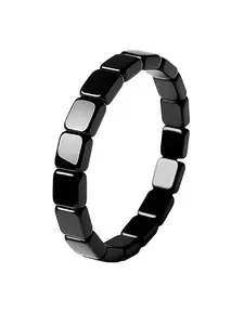 Hematite Bracelet for Men Natural Stone Hematite Bracelet Black Stretch Beaded Bracelet Reclaim Your Confidence Male Energy Inspirational Jewelry Gifts