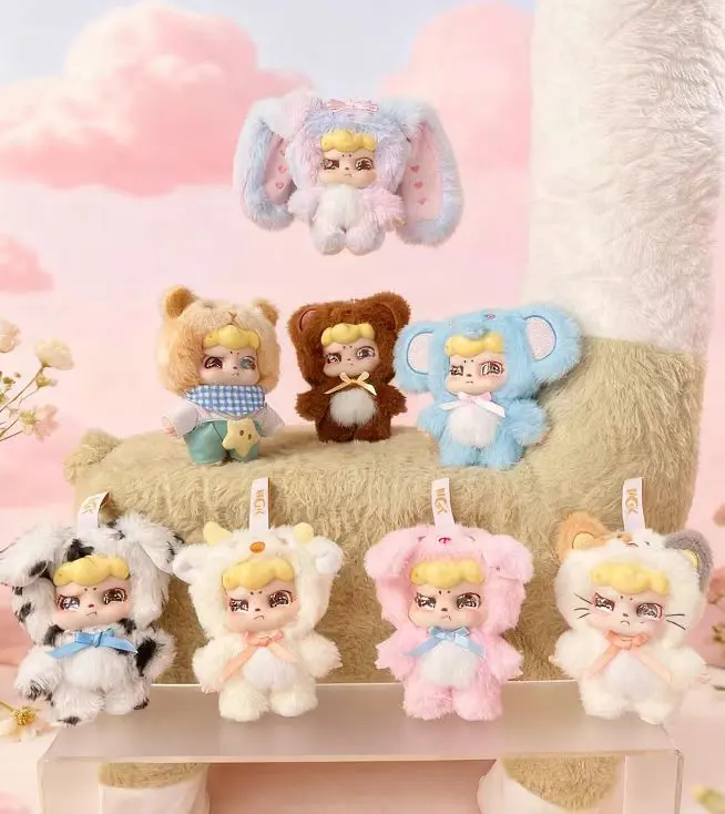 TOP TOY GUGUMI もふもふかわいいシリーズ ト6個入りBOX ② GUGUMI Fluffy Cute Creatures Blind Box | 6+2 Hidden | Squishy