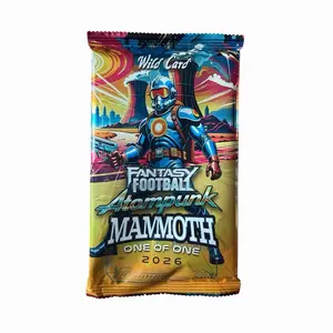 2026 Wild Card Fantasy Football AtomPunk Mammoth Hobby - 1 Encased 4x6 Trading Card